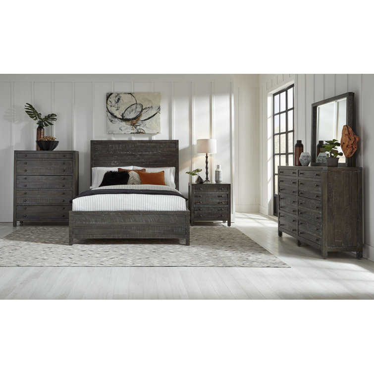 Steelside™ Barry Platform Solid Wood Configurable Bedroom Set & Reviews
